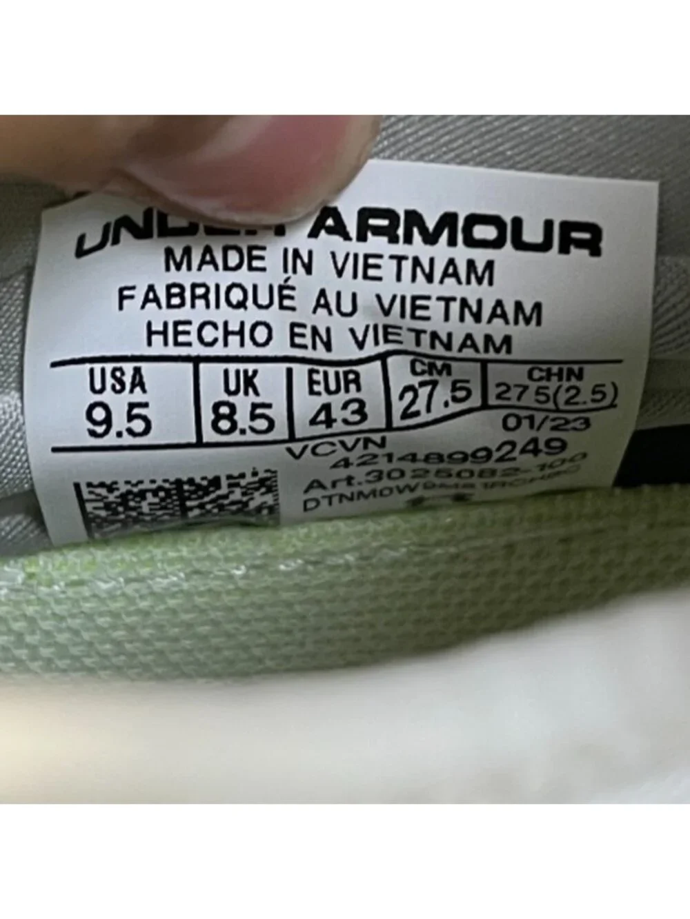 Under Armour please review